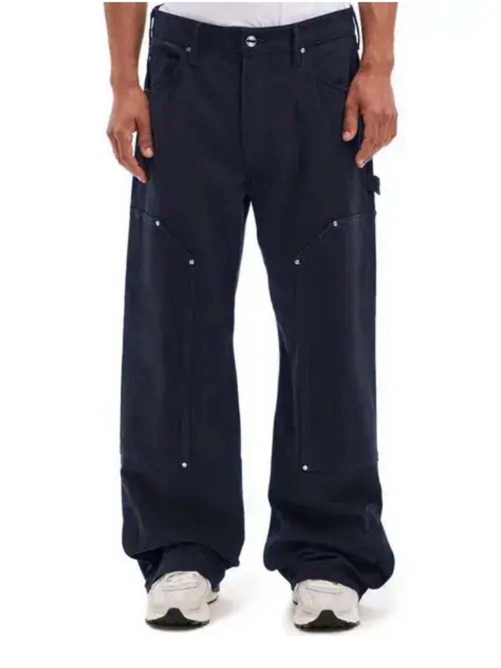 VAYDER Wide Leg Stretch Cotton Utility Pants